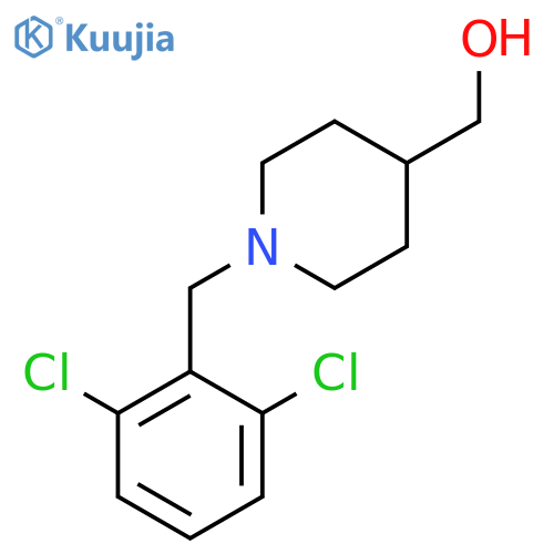 [1-(2,6-Dichloro-benzyl)-piperidin-4-yl]-methanol structure