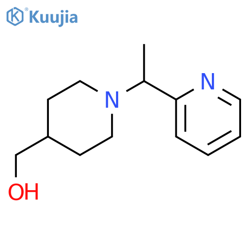 (1-(1-(Pyridin-2-yl)ethyl)piperidin-4-yl)methanol structure