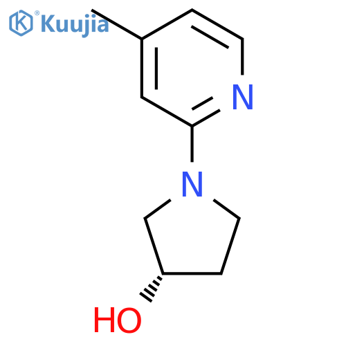 (S)-1-(4-Methyl-pyridin-2-yl)-pyrrolidin-3-ol structure