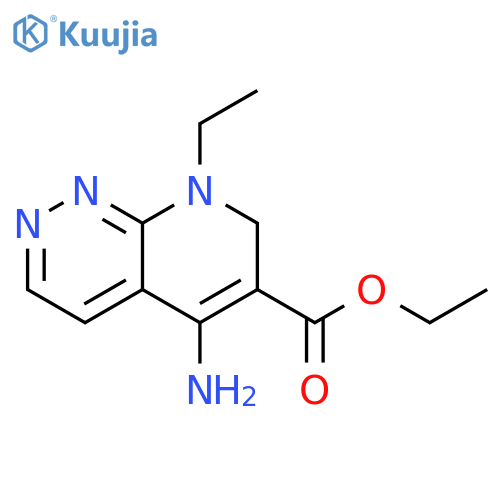 5-amino-8-ethyl-7,8-dihydro-Pyrido[2,3-c]pyridazine-6-carboxylic acid ethyl ester structure