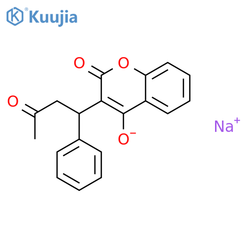 Warfarin sodium structure