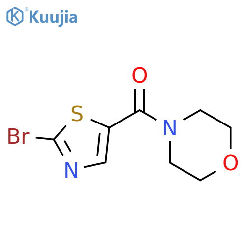 (2-Bromothiazol-5-yl)(morpholino)methanone structure