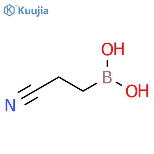 (2-cyanoethyl)boronic acid structure