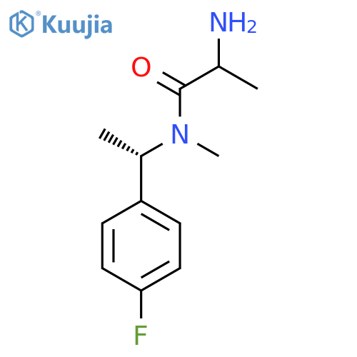 2-Amino-N-[(1S)-1-(4-fluorophenyl)ethyl]-N-methylpropanamide structure