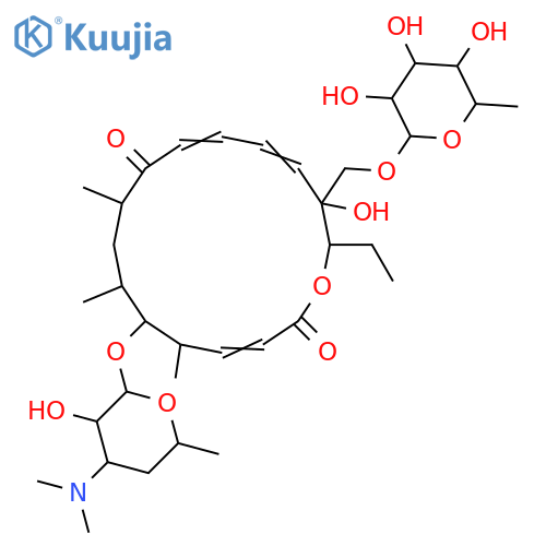 Oxacyclohexadeca-3,11,13-triene-2,10-dione,15-[[(6-deoxy-b-D-allopyranosyl)oxy]methyl]-16-ethyl-15-hydroxy-5,7,9-trimethyl-6-[[3,4,6-trideoxy-3-(dimethylamino)-b-D-xylo-hexopyranosyl]oxy]-,(3E,5S,6S,7S,9R,11E,13E,15S,16R)- (9CI) structure