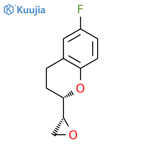 (2S, 2’S)-6-Fluoro-2-(2’-oxiranyl)chromane structure