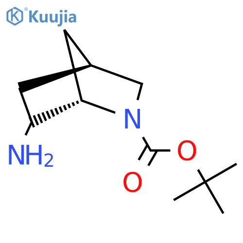 tert-butyl exo-6-amino-2-azabicyclo[2.2.1]heptane-2-carboxylate structure
