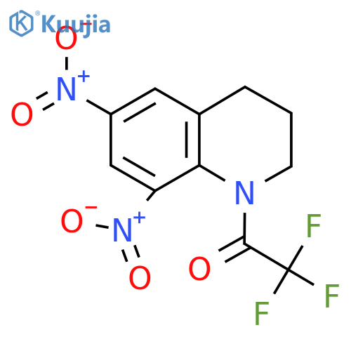 1-(6,8-Dinitro-3,4-dihydro-2H-quinolin-1-yl)-2,2,2-trifluoroethanone structure