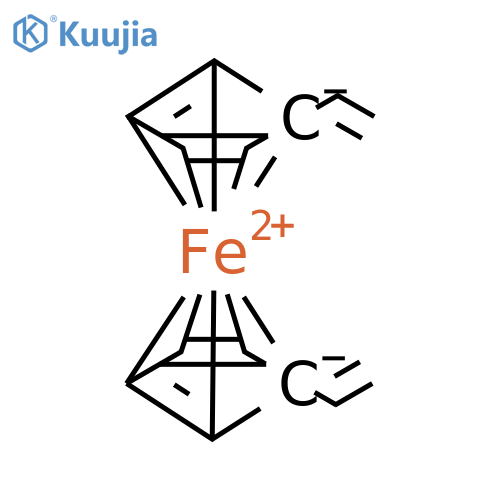 Ferrocene, 1,1'-diethenyl- structure
