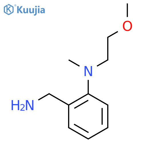 2-(aminomethyl)-N-(2-methoxyethyl)-N-methylaniline structure