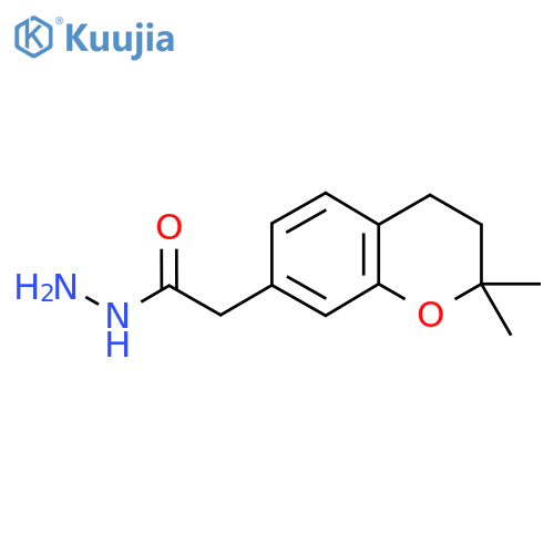 2-(2,2-Dimethyl-3,4-dihydro-2H-chromen-7-yl)acetohydrazide structure