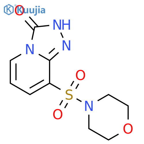 8-(Morpholin-4-ylsulfonyl)1,2,4-triazolo4,3-apyridin-3(2H)-one structure
