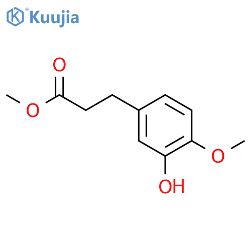 Methyl 3-(3-Hydroxy-4-methoxyphenyl)propanoate structure