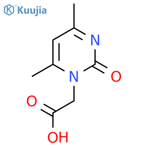 2-(4,6-dimethyl-2-oxo-1,2-dihydropyrimidin-1-yl)acetic acid structure