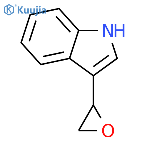 1H-Indole, 3-oxiranyl-,(-)- (9CI) structure