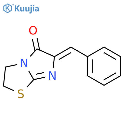 Imidazo[2,1-b]thiazol-5(6H)-one,2,3-dihydro-6-(phenylmethylene)- structure