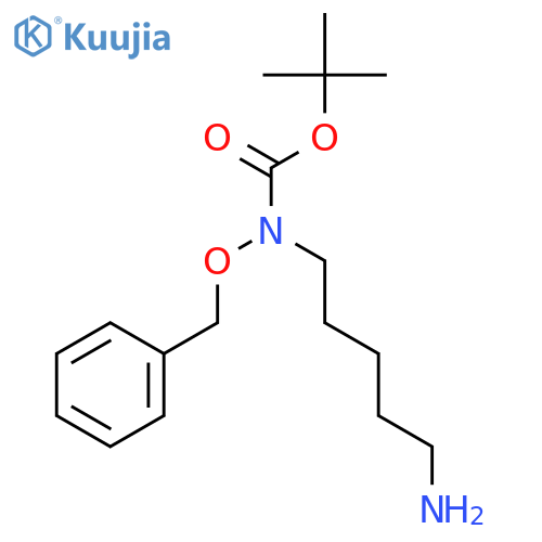 N-\u200b(5-\u200bAminopentyl)\u200b-\u200bN-\u200b(phenylmethoxy)\u200b-\u200bcarbamic Acid 1,\u200b1-\u200bDimethylethyl Ester structure