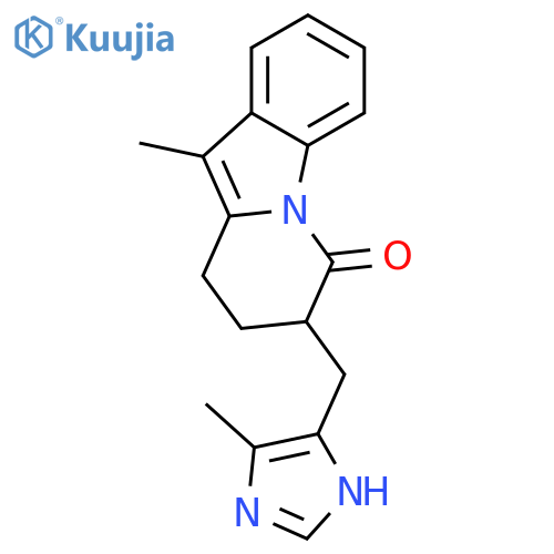 Pyrido[1,2-a]indol-6(7H)-one,8,9-dihydro-10-methyl-7-[(4-methyl-1H-imidazol-5-yl)methyl]- structure