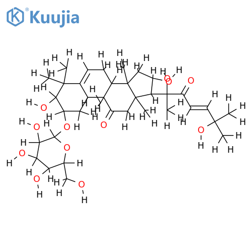 2-O-beta-D-Glucopyranoside-Cucurbitacin D structure