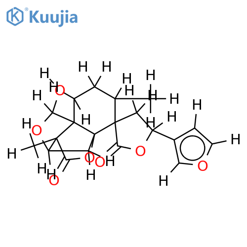 19beta-hydroxypteronia-dilactone structure