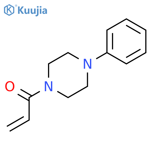 2-Propen-1-one,1-(4-phenyl-1-piperazinyl)- structure