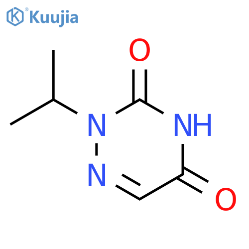 1,2,4-Triazine-3,5(2H,4H)-dione,2-(1-methylethyl)- structure