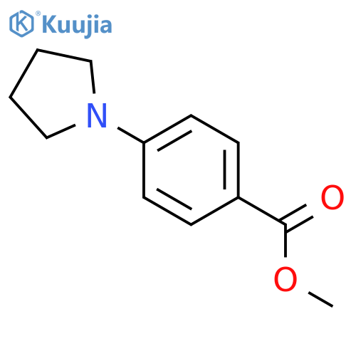 Methyl 4-(1-Pyrrolidinyl)benzenecarboxylate structure
