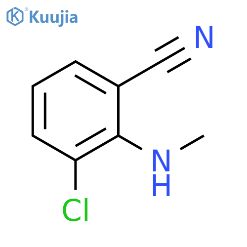 3-Chloro-2-methylamino-benzonitrile structure
