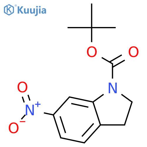 tert-Butyl 6-nitroindoline-1-carboxylate structure