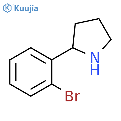 2-(2-Bromophenyl)pyrrolidine structure