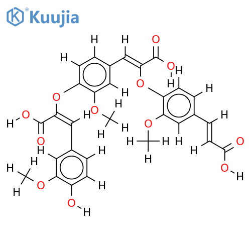 4-O-8'/4'-O-8.-didehydrotriferulic acid structure