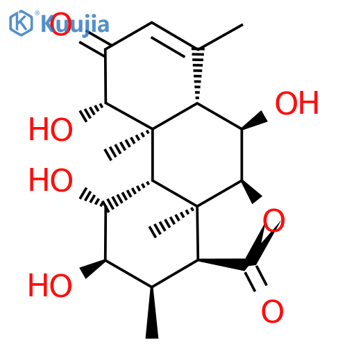 (1R,2S,3S,7S,8R,9S,12S,13R,14R,15R,16R)-3,8,14,15-Tetrahydroxy-2,6,13,16-tetramethyl-10-oxatetracyclo[7.6.1.02,7.012,16]hexadec-5-ene-4,11-dione structure