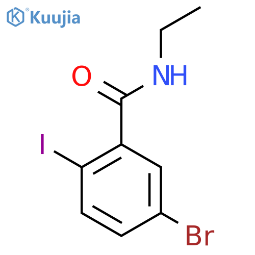 5-Bromo-2-iodo-N-ethylbenzamide structure
