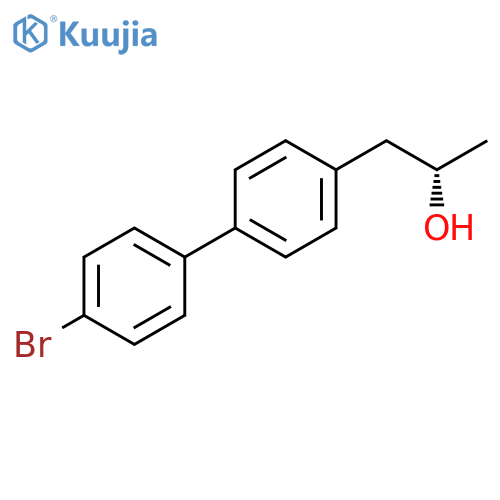 [1,1'-Biphenyl]-4-ethanol, 4'-bromo-α-methyl-, (αS)- structure