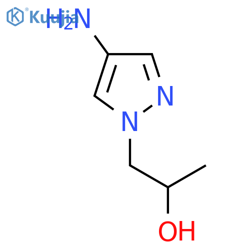 1-(4-Amino-1H-pyrazol-1-yl)propan-2-ol structure