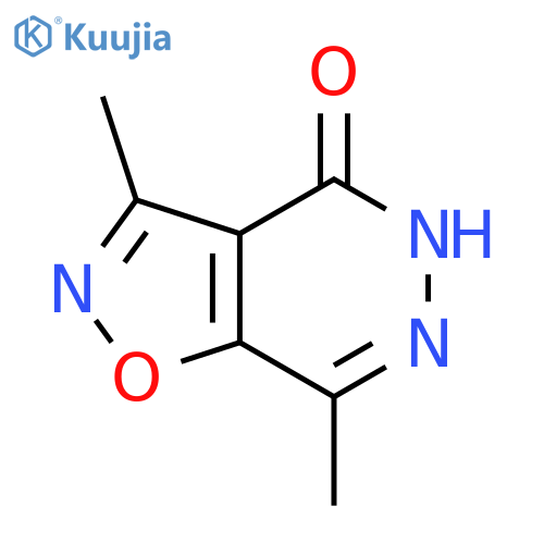 Isoxazolo[4,5-d]pyridazin-4(5H)-one,3,7-dimethyl- structure