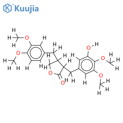 (-)-4,4'-Di-O-methylthujaplicatin structure