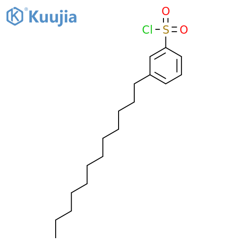 3-Dodecylbenzene-1-sulfonyl chloride structure