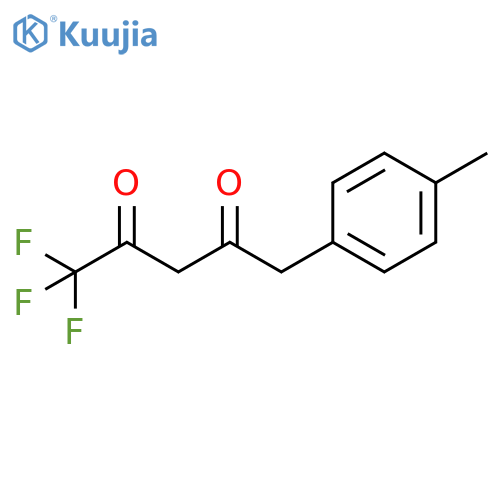 1,1,1-Trifluoro-5-p-tolylpentane-2,4-dione structure