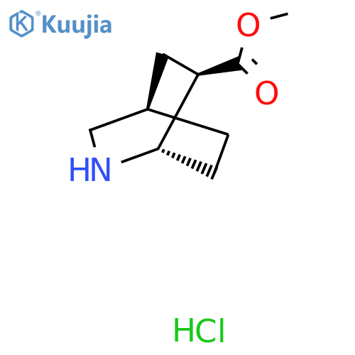 Methyl (1S,4R,6R)-2-azabicyclo[2.2.2]octane-6-carboxylate hydrochloride structure