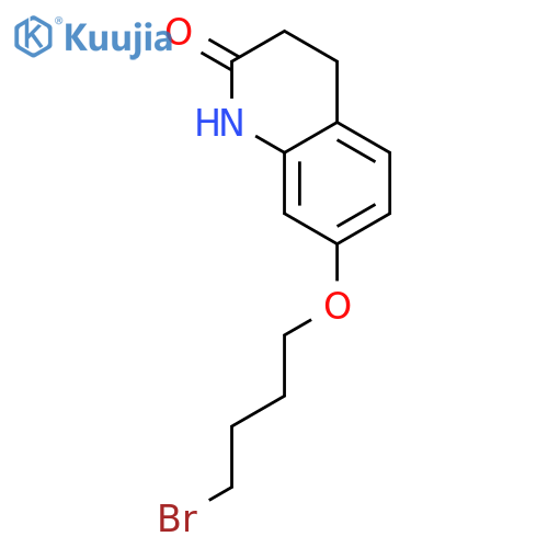 7-(4-bromobutoxy)-1,2,3,4-tetrahydroquinolin-2-one structure