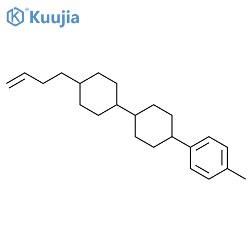 trans,trans-4'-(3-Butenyl)-4-(p-tolyl)bicyclohexyl structure
