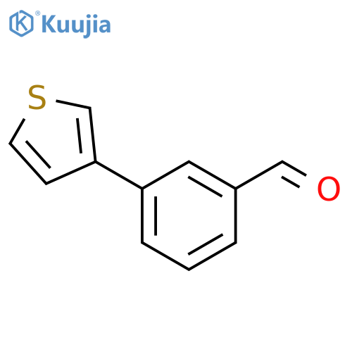 3-Thien-3-Ylbenzaldehyde structure