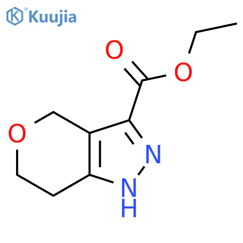 Ethyl 1,4,6,7-tetrahydropyrano[4,3-C]pyrazole-3-carboxylate structure