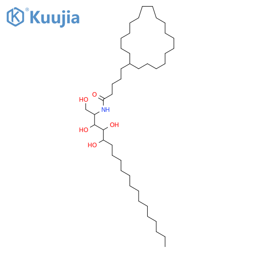 Cyclononadecanepentanamide,N-[2,3,4-trihydroxy-1-(hydroxymethyl)octadecyl]- (9CI) structure