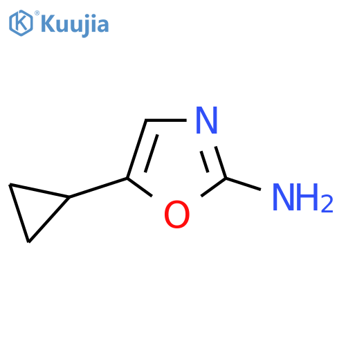2-Amino-5-cyclopropyl-oxazole structure