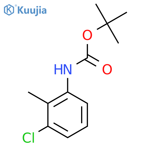 tert-Butyl 3-chloro-2-methylphenylcarbamate structure