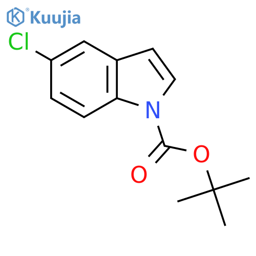 tert-Butyl 5-chloro-1H-indole-1-carboxylate structure