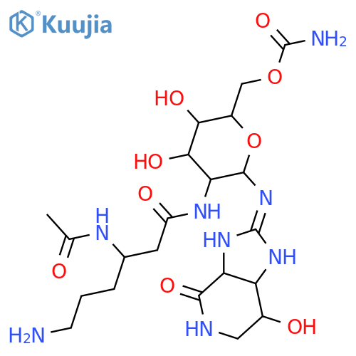 Streptothricin; Streptothricin F, 3a-Epimer, 4'-decarbamoyl, 6'-carbamoyl, Nβ-Ac structure