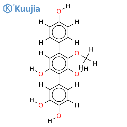 3''-hydroxy-5'-O-desmethylterphenyllin structure